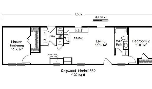 ValueCraft Series / Dogwood Model 1660 Layout 99100