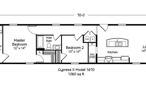 ValueCraft Series / Cypress II Model 1670 Layout 99104