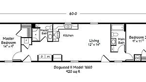 ValueCraft Series / Dogwood II Model 1660 Layout 99108