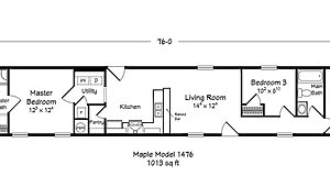 ValueCraft Series / Maple Model 1476 Layout 99121