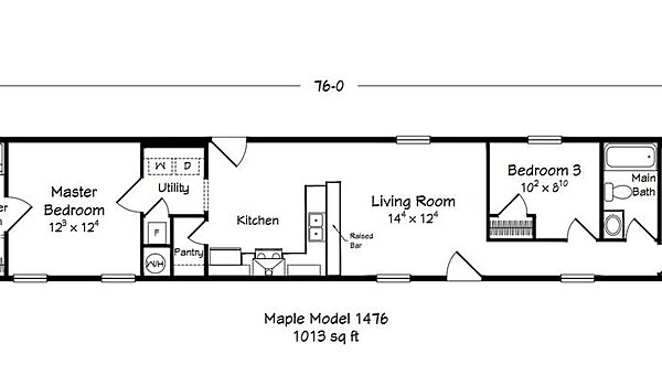 ValueCraft Series / Maple Model 1476 Layout 99121