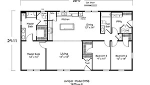 ValueCraft Series / Juniper Model 3156 Layout 99127