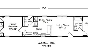 ValueCraft Series / Oak Model 1468 Layout 99135