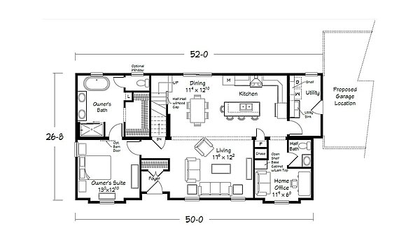 Homestead Series / LeGrand Cape Cod 2106 2267 Layout 113589
