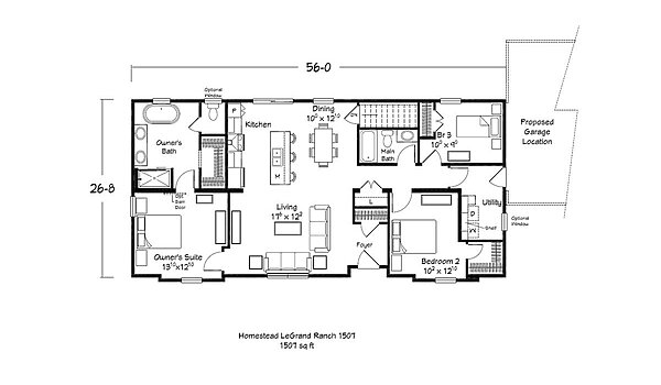 Homestead Series / LeGrand Ranch 1507 1678 Layout 113594