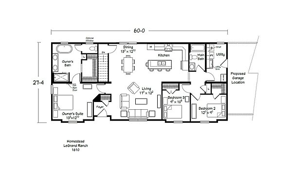 Homestead Series / LeGrand Ranch 1610 1802 Layout 113599