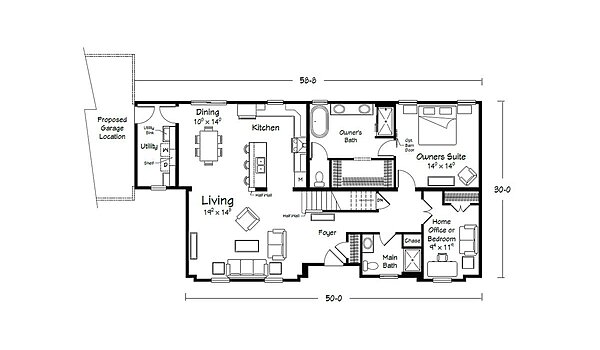 Homestead Series / LeGrand Cape Cod 2200 2370 Layout 113615