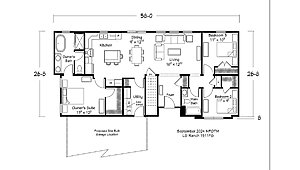 Homestead Series / Legrand Ranch 1511FG 1695FG Layout 113622