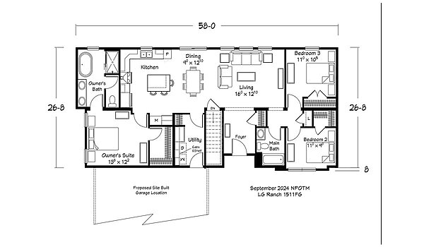 Homestead Series / Legrand Ranch 1511FG 1695FG Layout 113622