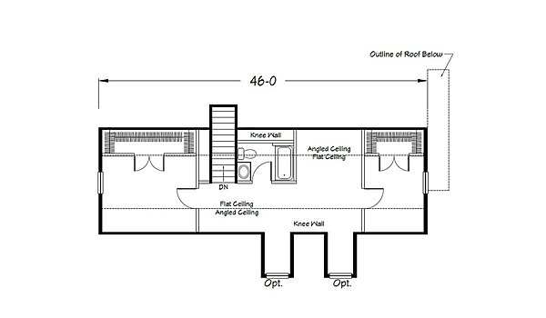 Homestead Series / LeGrand Cape Cod 1940 2088 Layout 113640