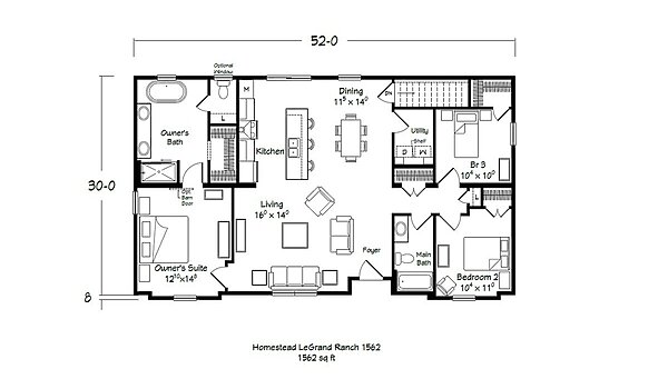 Homestead Series / LeGrand Ranch 1392 1562 Layout 113646