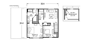 Homestead Series / LeGrand Two Story 2418 Layout 113661