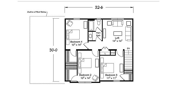 Homestead Series / LeGrand Two Story 2418 Layout 113660