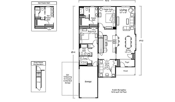 Benchmark Series / Avalon Bungalow Layout 113980