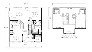 Benchmark Series / Craftsman Cottage II Layout 113992