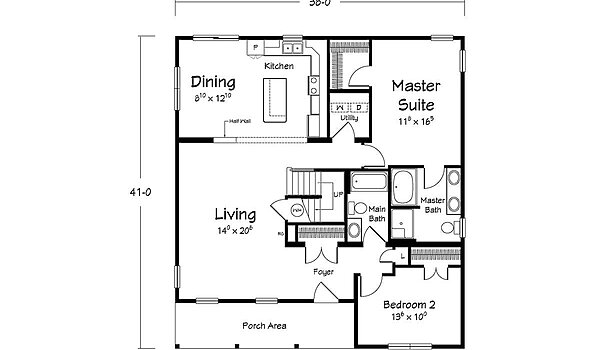 Benchmark Series / Cute Cottage II Layout 113994