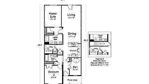 Benchmark Series / Daybreak Cottage II Layout 113997
