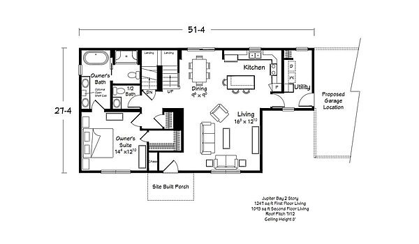 Benchmark Series / Jupiter Bay Two-Story Layout 114028