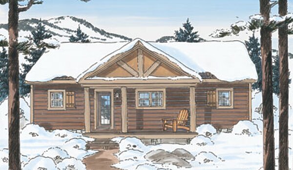 Benchmark Series / River Bend Cabin A Exterior 114046
