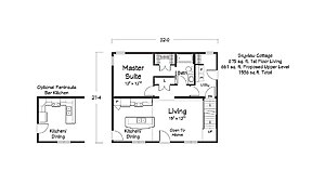 Benchmark Series / Skyview Cottage II Layout 114056