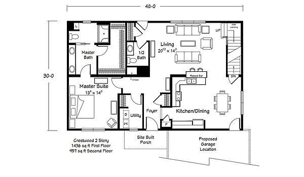 Benchmark Series / Crestwood Layout 114087