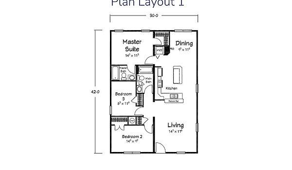 Benchmark Series / Applewood II Ranch A Layout 134535