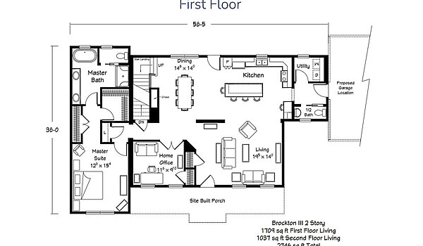 Benchmark Series / Brockton IV Layout 134771