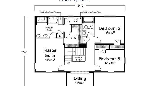 Benchmark Series / Crown Pointe II Layout 134777