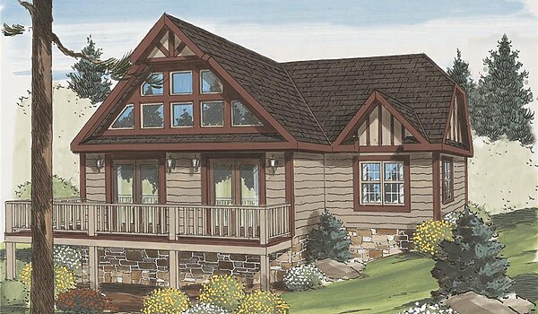 Benchmark Series / Maple Ridge Chalet Exterior 134812