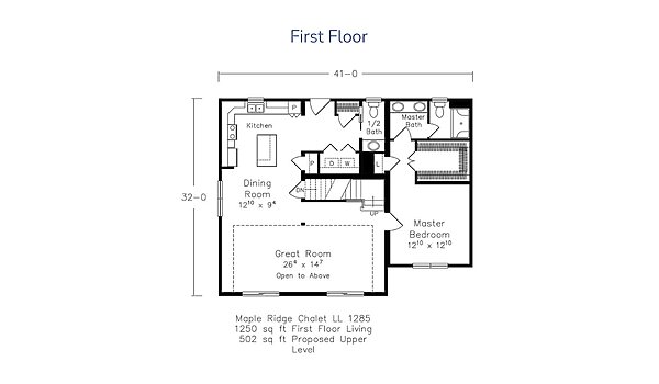Benchmark Series / Maple Ridge Chalet Layout 134814