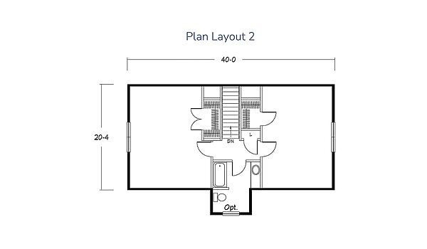 Benchmark Series / Oswego Cottage II Layout 134831