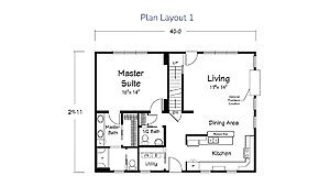Benchmark Series / Oswego Cottage II Layout 134830