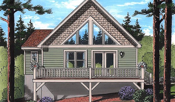 Benchmark Series / Old Bennington II Chalet Exterior 134836
