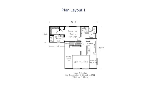 Benchmark Series / Old Bennington II Chalet Layout 134838