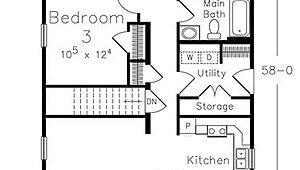 Benchmark Series / Woodlands II Cottage A Layout 134886