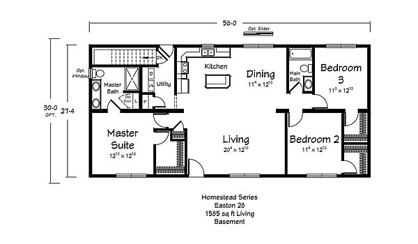 Homestead Series / Easton Layout 98285