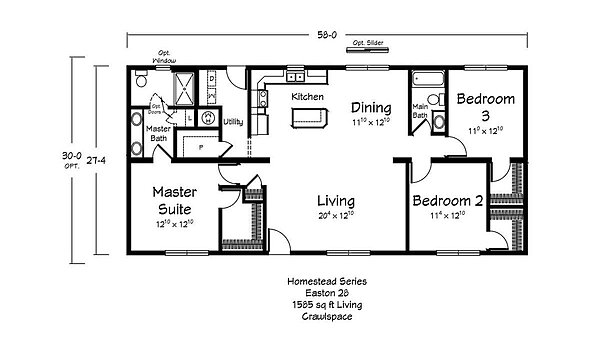 Homestead Series / Easton Layout 98286