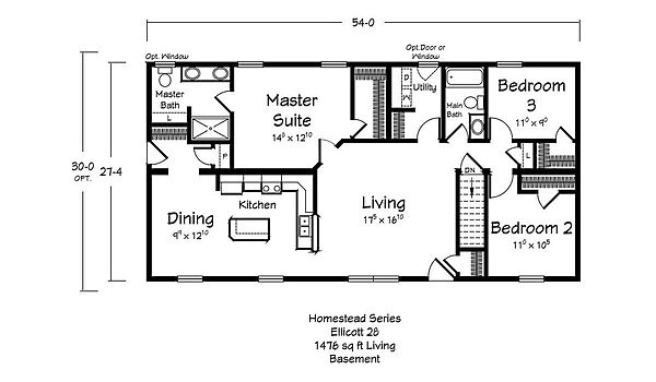 Homestead Series / Ellicott Layout 98311