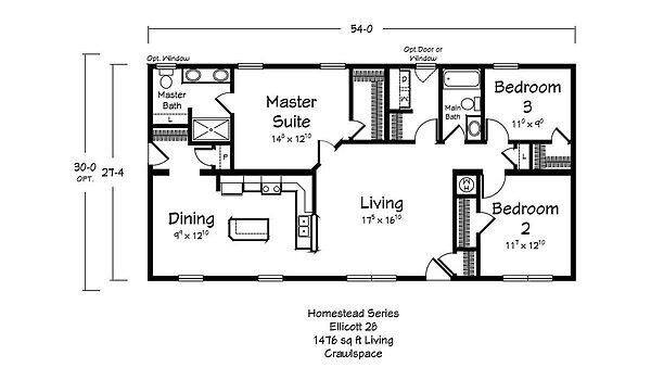 Homestead Series / Ellicott Layout 98312