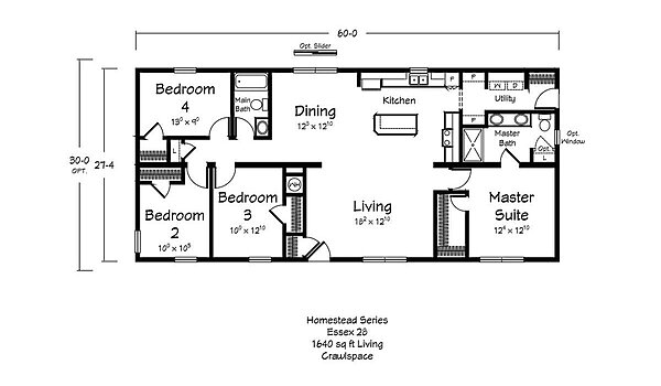 Homestead Series / Essex Layout 98324