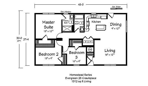 Homestead Series / Evergreen Layout 98327