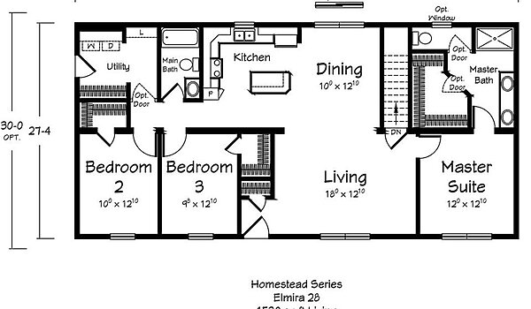 Homestead Series / Modified Elmira Layout 98347