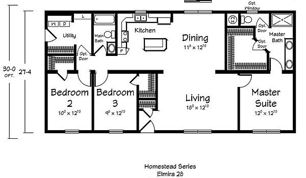 Homestead Series / Modified Elmira Layout 98348