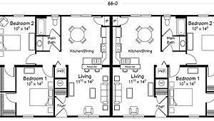 Multifamily Collection / Arlington I Layout 98389