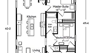 Modern Living Series / Accent Ranch Layout 98412