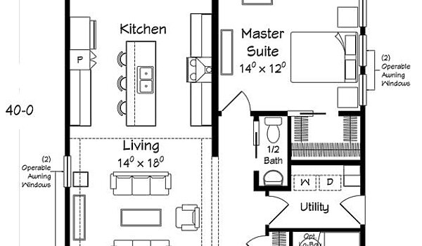 Modern Living Series / Aries Two Story Layout 98414