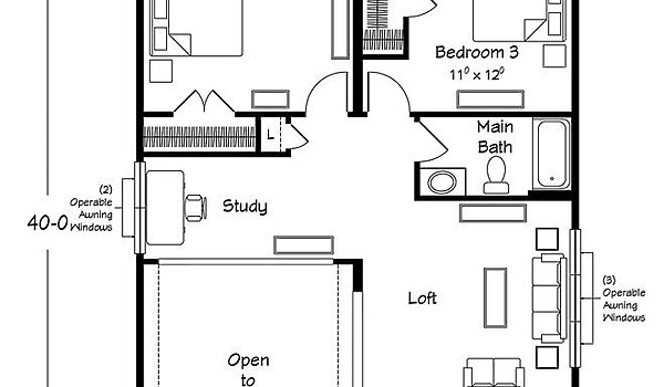 Modern Living Series / Aries Two Story Layout 98415