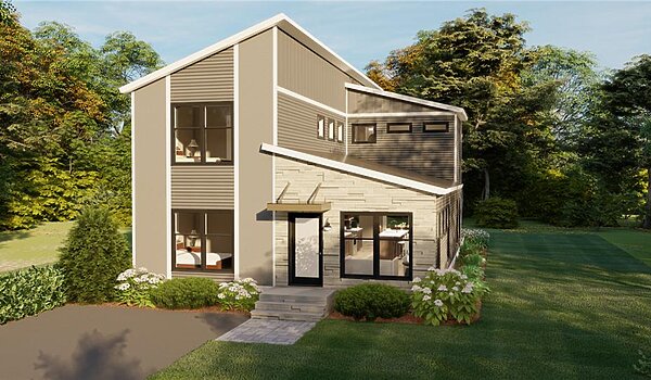 Modern Living Series / Jasmine Two Story Exterior 98427