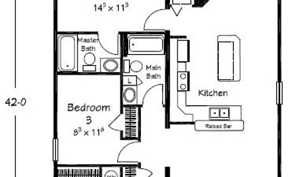 Lake & Lodge Collection / Applewood II Ranch A Layout 98428