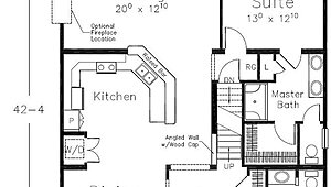 Lake & Lodge Collection / Craftsman Cottage II Layout 98443